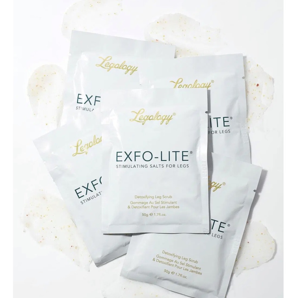 Legology Exfo-Lite Stimulating Salt Scrubs for Legs- NIB
